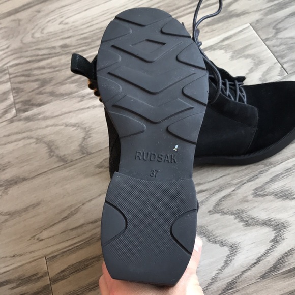 Rudsak genuine leather suede lace up boots size 37, US7 - Picture 7 of 9